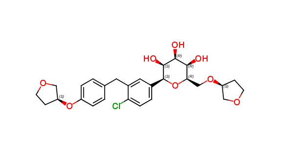 Empagliflozin-2H-pyran-6-tetrahydrofuran-3-yl-oxy methyl impurity