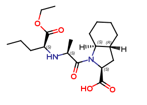 (2S,3aR,7aS)-1-((S)-2-(((S)-1-ethoxy-1-oxopentan-2-yl)amino)propanoyl)octahydro-1H-indole-2-carboxyl