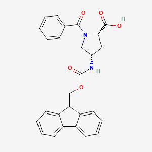 (2S,4S)-Fmoc-4-amino-1-benzoyl-pyrrolidine-2-carboxylic acid