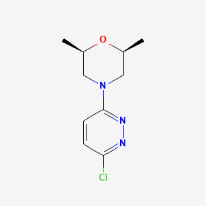 (2S,6R)-4-(6-chloropyridazin-3-yl)-2,6-dimethylmorpholine
