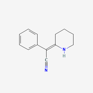 (2Z)-phenyl(piperidin-2-ylidene)acetonitrile