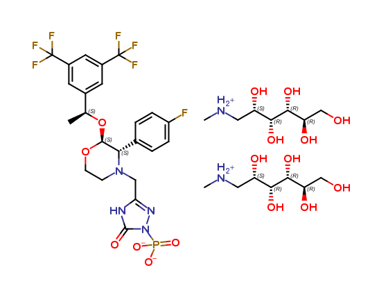 (3-(((2S,3S)-2-((S)-1-(3,5-bis(trifluoromethyl)phenyl)ethoxy)-3-(4-fluorophenyl)morpholino)methyl)-5