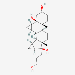 3-β,5-β-Dihydroxy Drospirenone Ring-opened Alcohol Impurity