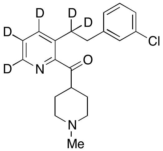 (3-(3-Chlorophenethyl)pyridin-2-yl-d5)(1-methylpiperidin-4-yl)methanone