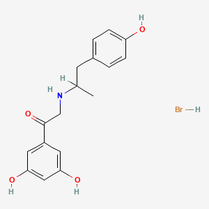 3�,5�-Dihydroxy-2-[[2-(p-hydroxyphenyl)-1-methylethyl]amino]-acetophenone Hydrobromide