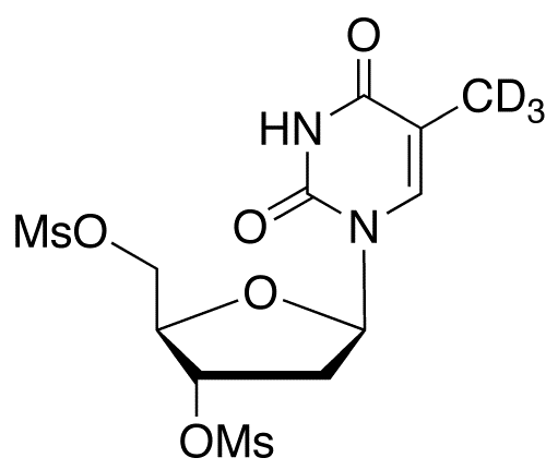 3',5'-Dimethanesulfonate Thymidine, Methyl-d3