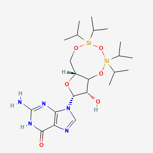 3',5'-O-[Tetrakis(1-methylethyl)-1,3-disiloxanediyl]guanosine