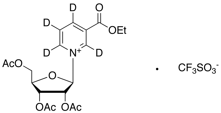 3-(Ethoxycarbonyl)-1-(2,3,5-tri-O-acetyl-b-D-ribofuranosyl)-pyridinium-d4 Triflate
