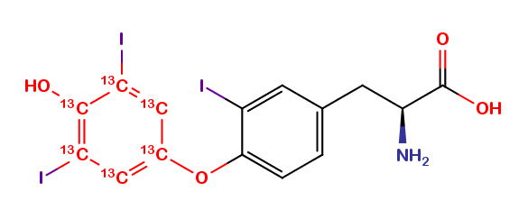 3,3',5'-Triiodo-L-thyronine 13C6