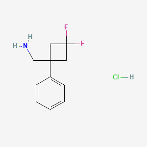 (3,3-difluoro-1-phenylcyclobutyl)methanamine hydrochloride