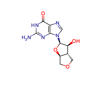 3,4 ­anhydro­ arabinofuranosyl guanine