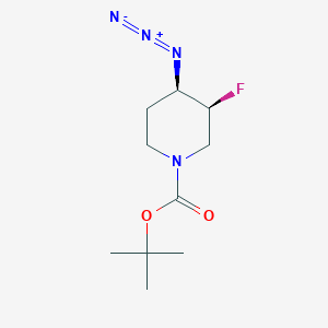 (3,4)-cis-tert-Butyl-4-azido-3-fluoropiperidine-1-carboxylate