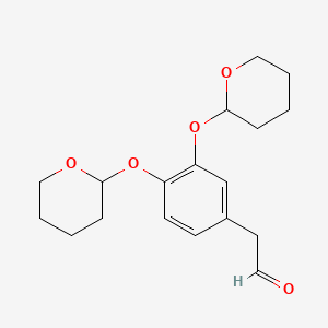 3,4-Bis[(tetrahydro-2H-pyran-2-yl)oxy]benzeneacetaldehyde