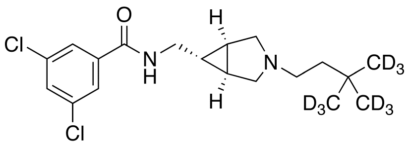 3,5-Dichloro-N-[[(1?,5?,6-exo,6?)-3-(3,3-dimethylbutyl)-3-azabicyclo[3.1.0]hex-6-yl]methyl]-benzamide-d9