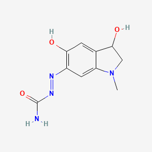 (3,5-Dihydroxy-1-methyl-2,3-dihydroindol-6-yl)iminourea