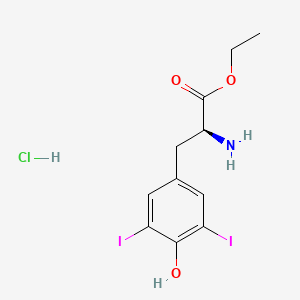 3,5-Diiodo-l-tyrosine ethyl ester, HCl
