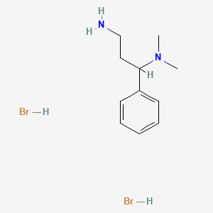 (3-Amino-1-phenylpropyl)dimethylamine dihydrobromide