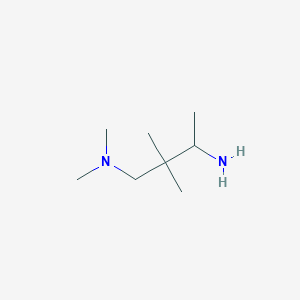(3-Amino-2,2-dimethylbutyl)dimethylamine