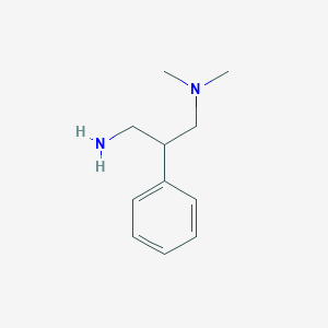 (3-Amino-2-phenylpropyl)dimethylamine