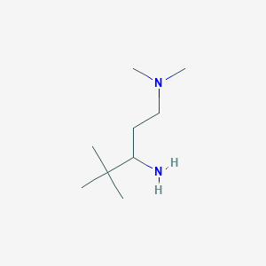 (3-Amino-4,4-dimethylpentyl)dimethylamine