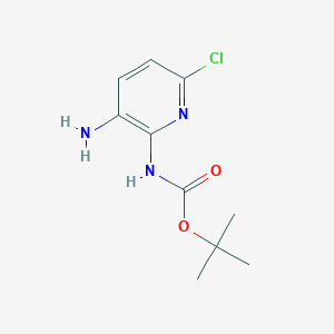 (3-Amino-6-chloro-pyridin-2-yl)-carbamic acid tert-butyl ester
