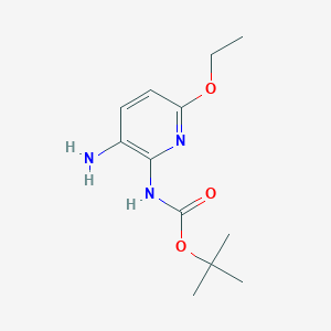 (3-Amino-6-ethoxy-pyridin-2-yl)-carbamic acid tert-butyl ester