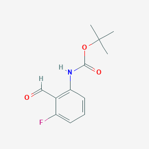 (3-Fluoro-2-formyl-phenyl)-carbamic acid tert-butyl ester