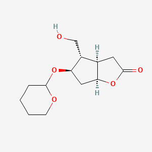 (3AR,4S,5R,6aS)-4-(Hydroxymethyl)-5-((tetrahydro-2H-pyran-2-yl)oxy)hexahydro-2H-cyclopenta[b]furan-2-one