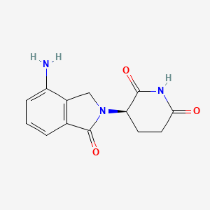 (3R)-3-(7-amino-3-oxo-1H-isoindol-2-yl)piperidine-2,6-dione