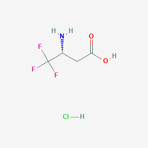 (3R)-3-Amino-4,4,4-trifluorobutanoic acid hydrochloride