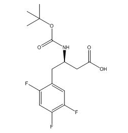 (3R)-N-(tert-Butoxycarbonyl)-3-amino-4-(2,4,5-trifluorophenyl)butanoic Acid
