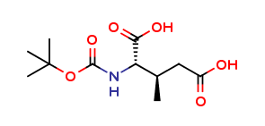 (3R)-N-(tert-Butyloxycarbonyl)-3-methyl-L-glutamic Acid