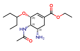 (3R,4S,5S)-4-Acetylamino-5-amino-3-(1-ethyl-propoxy)-cyclohex-1-enecarboxylic acid ethyl ester