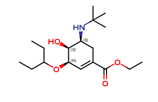 (3R,4S,5S)-ethyl 5-(tert-butylamino)-4- hydroxy-3-(pentan-3-yloxy)cyclohex-1- enecarboxylate