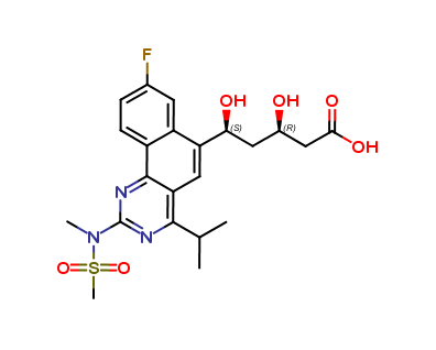 (3R,5S)-5-(8-fluoro-4-isopropyl-2-(N-methylmethylsulfonamido)benzo[h]quinazolin-6-yl)-3,5-dihydroxyp