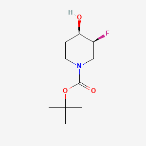 (3S,​4R)​-​tert-​Butyl 3-​fluoro-​4-​hydroxypiperidine-​1-​carboxylate