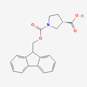(3S)-Fmoc-1-pyrrolidine-3-carboxylic acid
