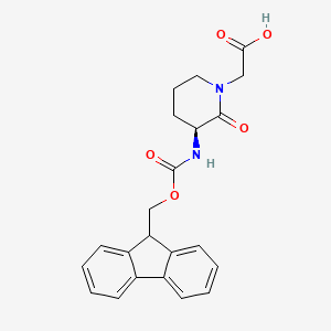 (3S)-Fmoc-3-amino-1-carboxymethyl-valerolactame