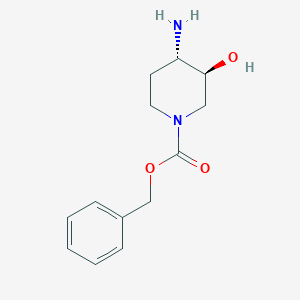 (3S,4S)-benzyl 4-amino-3-hydroxypiperidine-1-carboxylate