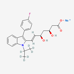 (3S,5R)-Fluvastatin Sodium Salt-d7