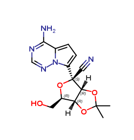 (3aR,4S,6R,6aR)-4-(4-aminopyrrolo[2,1-f][1,2,4]triazin-7-yl)-6-(hydroxymethyl)-2,2-dimethyltetrahydr