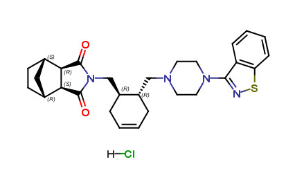 (3aR,4S,7R,7aS)-2-(((1R,6R)-6-((4-(benzo[d]isothiazol-3-yl)piperazin-1-yl)methyl)cyclohex-3-en-1-yl)