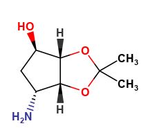 (3aS,4R,6R,6aR)-6-amino-2,2-dimethyltetrahydro-4H-cyclopenta[d][1,3]dioxol-4-ol