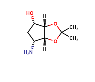 (3aS,4S,6R,6aR)-6-amino-2,2-dimethyltetrahydro-3aH-cyclopenta[d][1,3]dioxol-4-ol