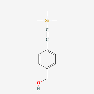 (4-((Trimethylsilyl)ethynyl)phenyl)methanol