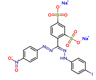 4-[1-(4-Iodophenyl)-5-(4-nitrophenyl)-formaz-3-yl]-1,3-benzene Disulfonate, Disodium Salt