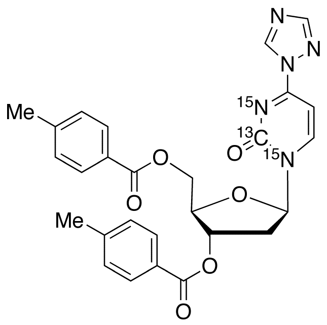 4-(1,2,4-Triazolyl)-3’5’-di-O-p-toluoyl-2’-deoxycytidine-13C,15N2