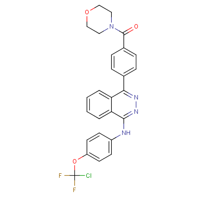 (4-(4-((4-(Chlorodifluoromethoxy)phenyl)amino)phthalazin-1-yl)phenyl)(morpholino)methanone