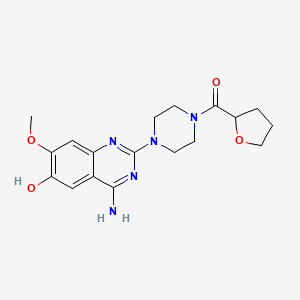 [4-(4-Amino-6-hydroxy-7-methoxy-2-quinazolinyl)-1-piperazinyl](tetrahydro-2-furanyl)methanone