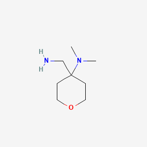 [4-(Aminomethyl)tetrahydro-2H-pyran-4-yl]-dimethylamine